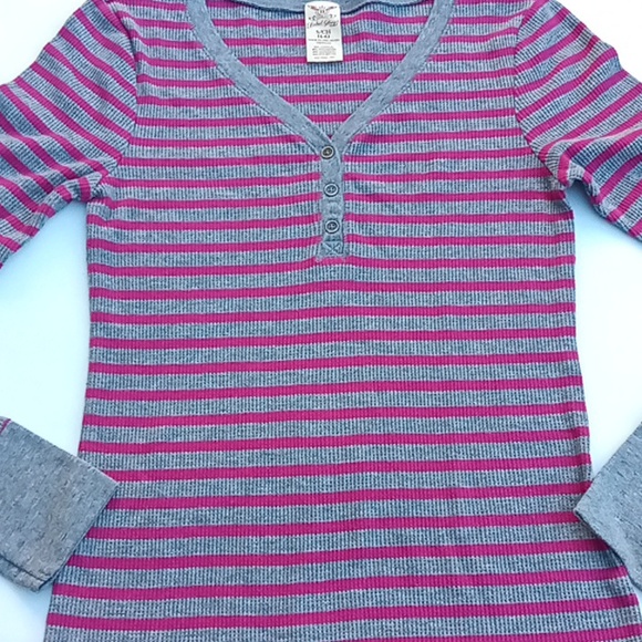 Faded Glory Wuffle Knit Long Sleeve Shirt - Picture 10 of 16